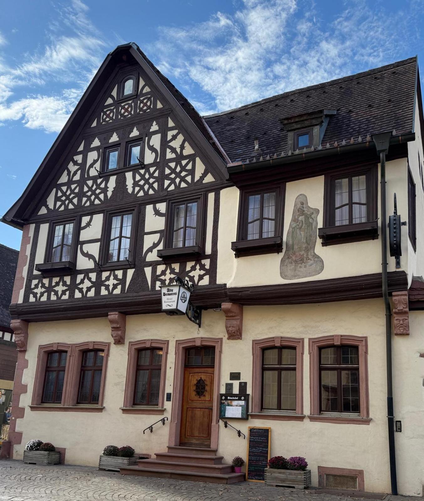Hotel Alte Brauerei Karlstadt Buitenkant foto